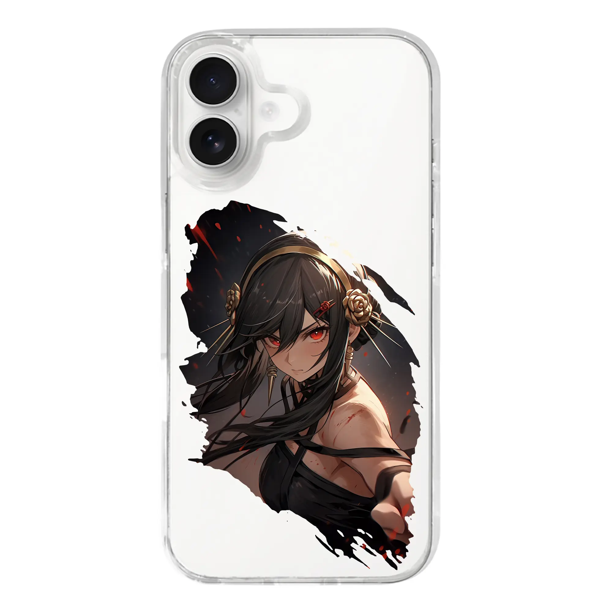 スパイファミリー グッズ,ヨル・フォージャー（Yor Forger） - iPhone 17シリーズ 透明スマホケース – 薄型・耐衝撃・精密フィット保護カバー